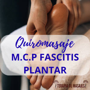 Masaje Circular Profundo Fascitis Plantar